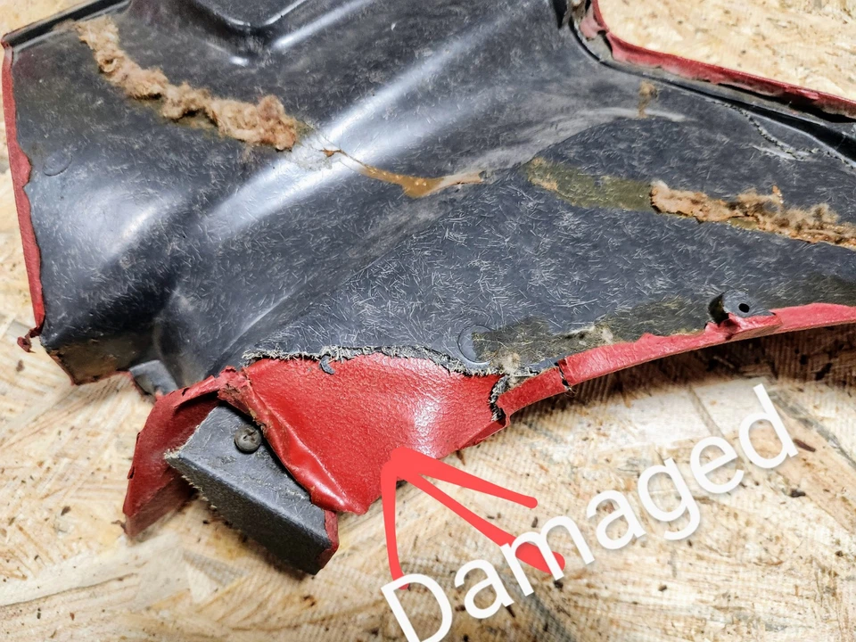 74-77 C3 Corvette RIGHT Rear Quarter Panel Trim Molding Interior Pass OE DAMAGED - Image 4 of 4