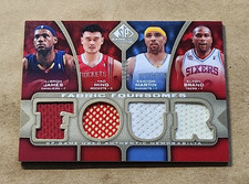 LEBRON JAMES / YAO MING ~~~ ( sp  /50 ) ~~~ 2009 sp game used PATCHES