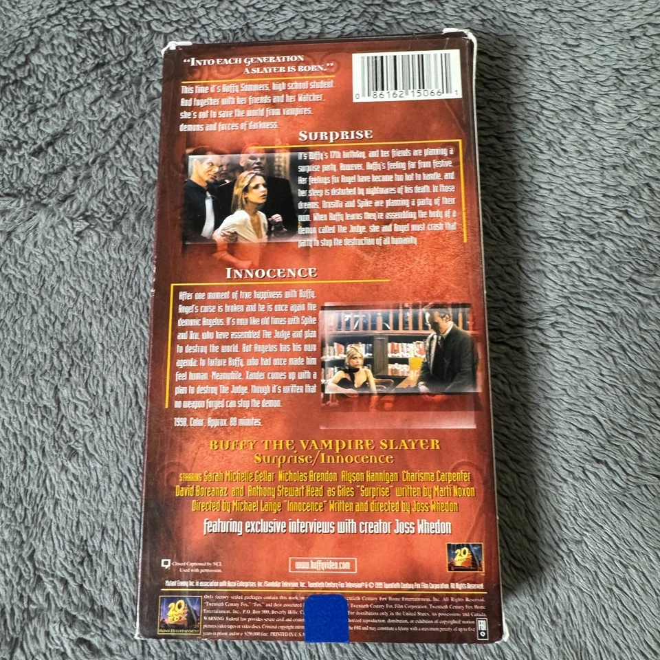 Buffy The Vampire Slayer: The Buffy & Angel Chronicles Volume 1 VHS Vintage 90s - Image 4 of 4