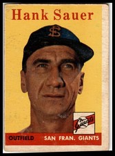 1958 Topps #378 Hank Sauer