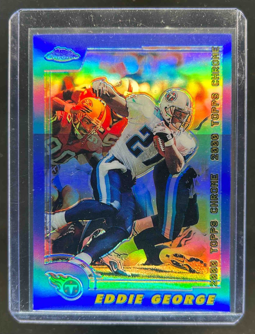 2000 Topps Chrome Eddie George Refractor #156 Titans