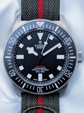 Tudor Pelagos FXD 42mm Black Dial Green strap & Black strap Box & Papers 25717N 5