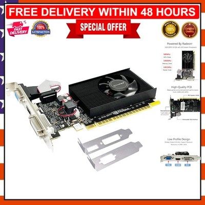 Versatile GT 210 1GB Graphics Card - PCIe x16, Ideal for Basic Upgrades
