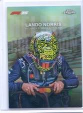 2025 Topps Chrome Formula 1 F1 LANDO NORRIS #HC-4 Helmet Collection MCLAREN