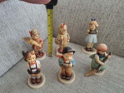 Lot of 6 Hummel Goebel Figurines in Very Nice Condition No Boxes / 3.5''-4''