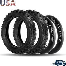 Dirt Bike Tire Inner Tube Set Compatible Suzuki Razor Heavy Duty US Durable