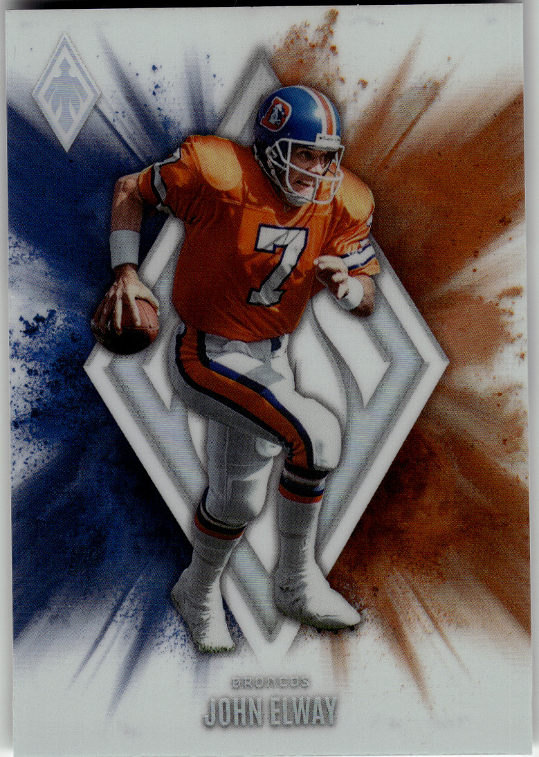 2025 Phoenix Football John Elway Color Blast Case Hit SSP #25 Colorblast