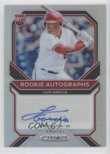 2021 Panini Prizm Rookie Silver Luis Garcia V #RA-LVG Auto 2r8