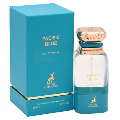 #ad Pacific Blue by Maison Alhambra perfume for unisex EDP 2.7 oz New in Box $21.44