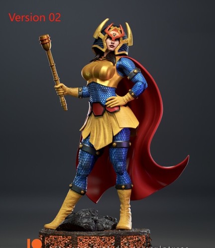 1/24 1/18 DC Big Barda Unpainted Unassembled 3D Printing Model Garage Kits GK - Picture 3 of 4