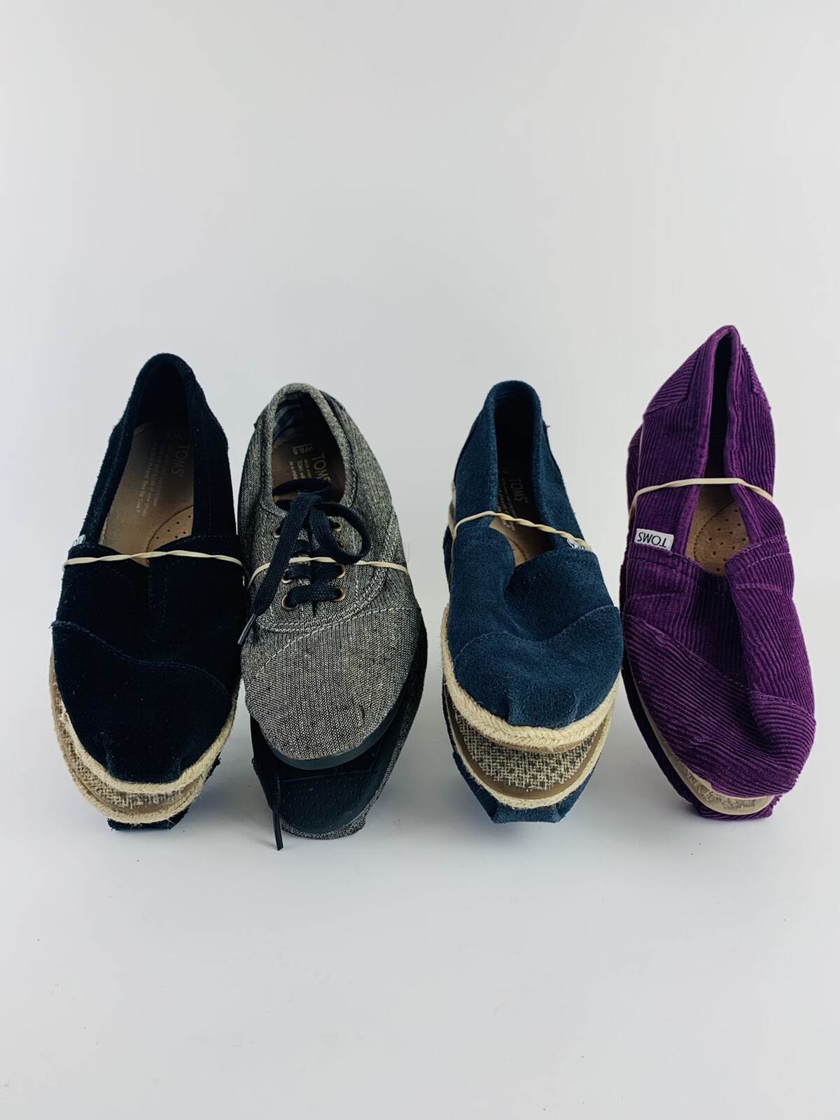 TOMS SCARPE DONNA LOTTO DI 4 TAGLIA 6 E TAGLIA 6 5 PRE PROPRIE