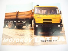 Tatra 815 NTH 6x6 Semi Truck Lorry Brochure in 5 Languages Circa 1980s CSSR