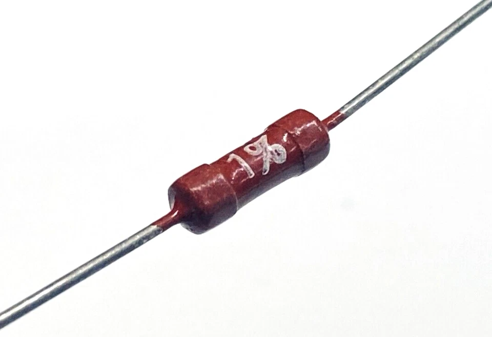 4 peças - Penn 536R 1% resistor de filme de metal - Imagem 3 de 4