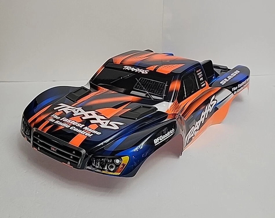 Fits Traxxas 1 10 Slash Orange Blue Blk Body w Clipless Mount 4wd 2wd XL5 VXL
