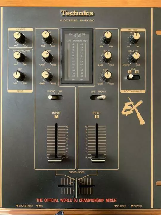 Panasonic Technics Mixer SH-EX1200-K VCA circuit optical crossfader F/S  Japanese