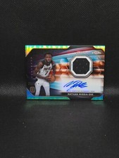 Nathan Missia-Dio 2023-24 Topps Chrome Overtime Aqua Rookie Jersey Auto /99