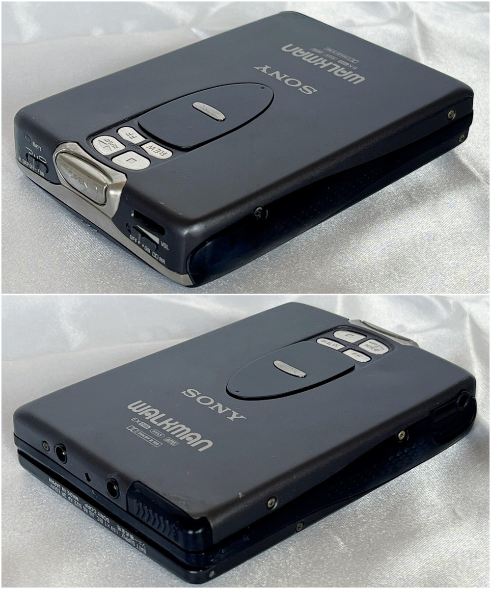SONY WM-EX2 1996 Black Walkman Vintage Cassette Player Made SONY WM-EX2 1996 Black Walkman Vintage Cassette Player Made