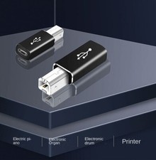 Adattatore USB tipo C femmina a USB B maschio per stampante scanner piano MIDI