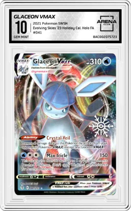 PSA10 グレイシア VMAX SA GLACEON VMAX PSA10 2021 EVOLVING SKIES GLACEON VMAX SECRET FULL ART PSA 10 GEM