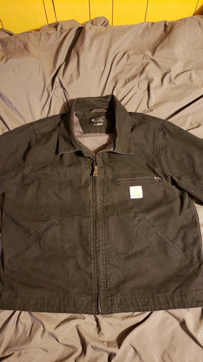Carhartt Mens Black Jacket Size Large Oj6306-M | eBay Carhartt Mens Black Jacket Size Large Oj6306-M | eBay