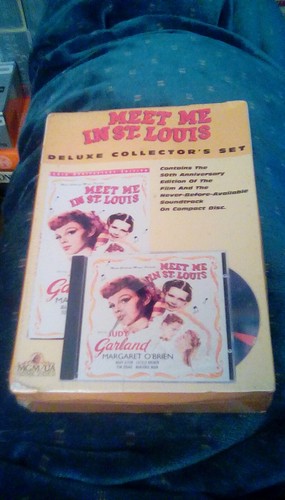 Meet Me In St. Louis - Deluxe Collector's Set (1944) VHS & CD Soundtrack NEU OOP