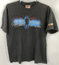 Jeff Gordon NASCAR Large Black T-Shirt  Face The Race L 2003 Winners Circle