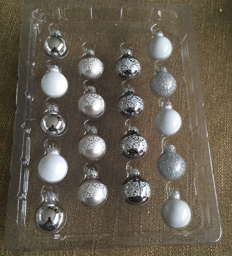 Ornamenti in vetro fatti a mano regalo 18 set in scatola dicembre casa - Foto 4 di 11