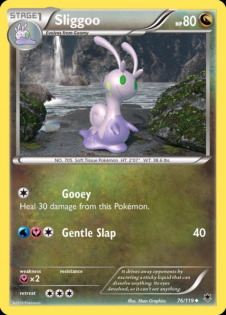 Pokemon Sliggoo (76/134) Phantom Forces LP