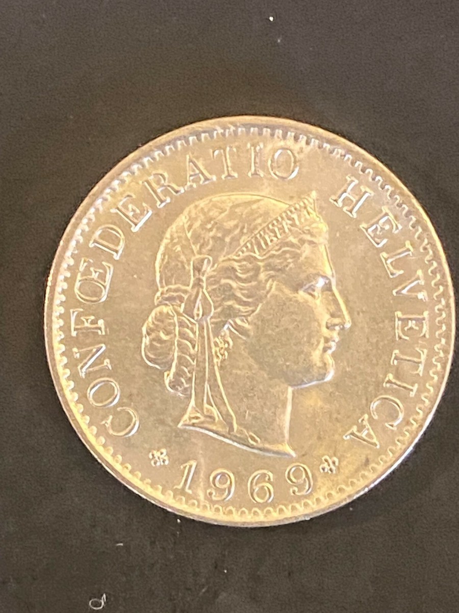 1969 Switzerland Confoederatio Helvetica 5 Rappen Coin | eBay