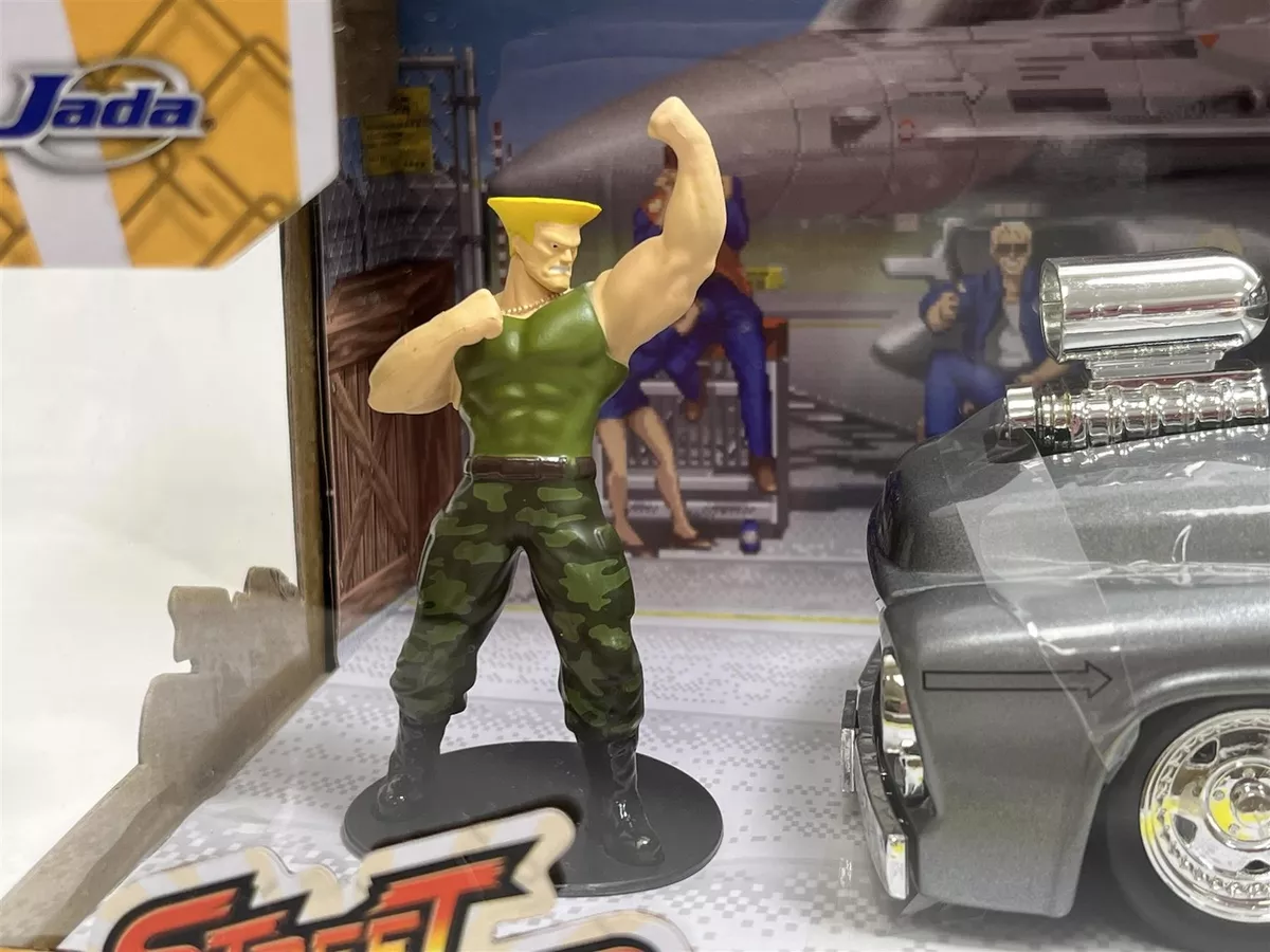 STREET FIGHTER - Guile & 1956 Ford F-100 - 1:24 : :  Figurines Jada Toys Street Fighter