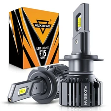 AUXBEAM H7 LED Headlight Bulbs High Low Beam Conversion Kit Super Bright White