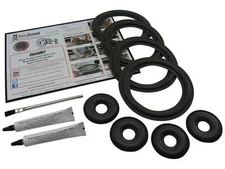 KEF Reference 103/4 Woofer Foam Surround Repair Kit Donut Dust Caps FSK-KEF103C