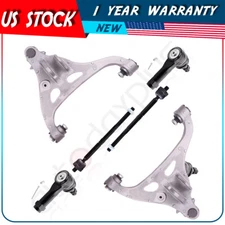 For 2004-2008 Ford F-150 6Pcs Lower Control Arm And Ball Joint Tie Rod End Kit