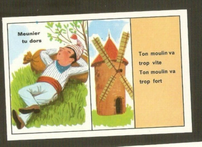 LIEDER Karton SCHULE GUTER PUNKT VOLUMETRIX - ZEICHNUNG Müller du schläfst
