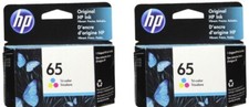 HP 65 N9K01AN Color Ink Cartridge 2 pack NEW GENUINE