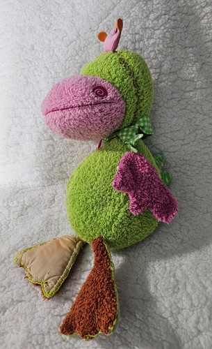 Bacladi Kids Preferred Toy Dushi Duck Multicolor Plush 12" Crackle Bean Bag - Picture 7 of 11