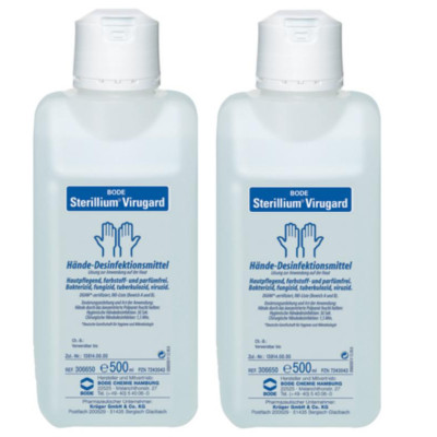 2x Sterillium Virugard 500 ml Bode Desinfektionsmittel - Direktversand