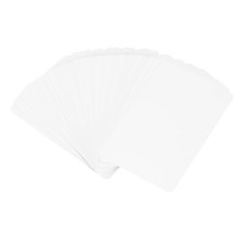 30 pezzi carte in PVC vuote carta d'identità in plastica a getto d'inchiostro CR80 30 MIL bianco lucido