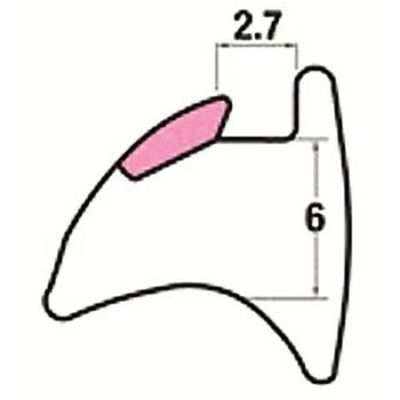 6.0mm R323001 Upvc Aluminium Window /& Door Rubber Wedge Gasket Glass Seal