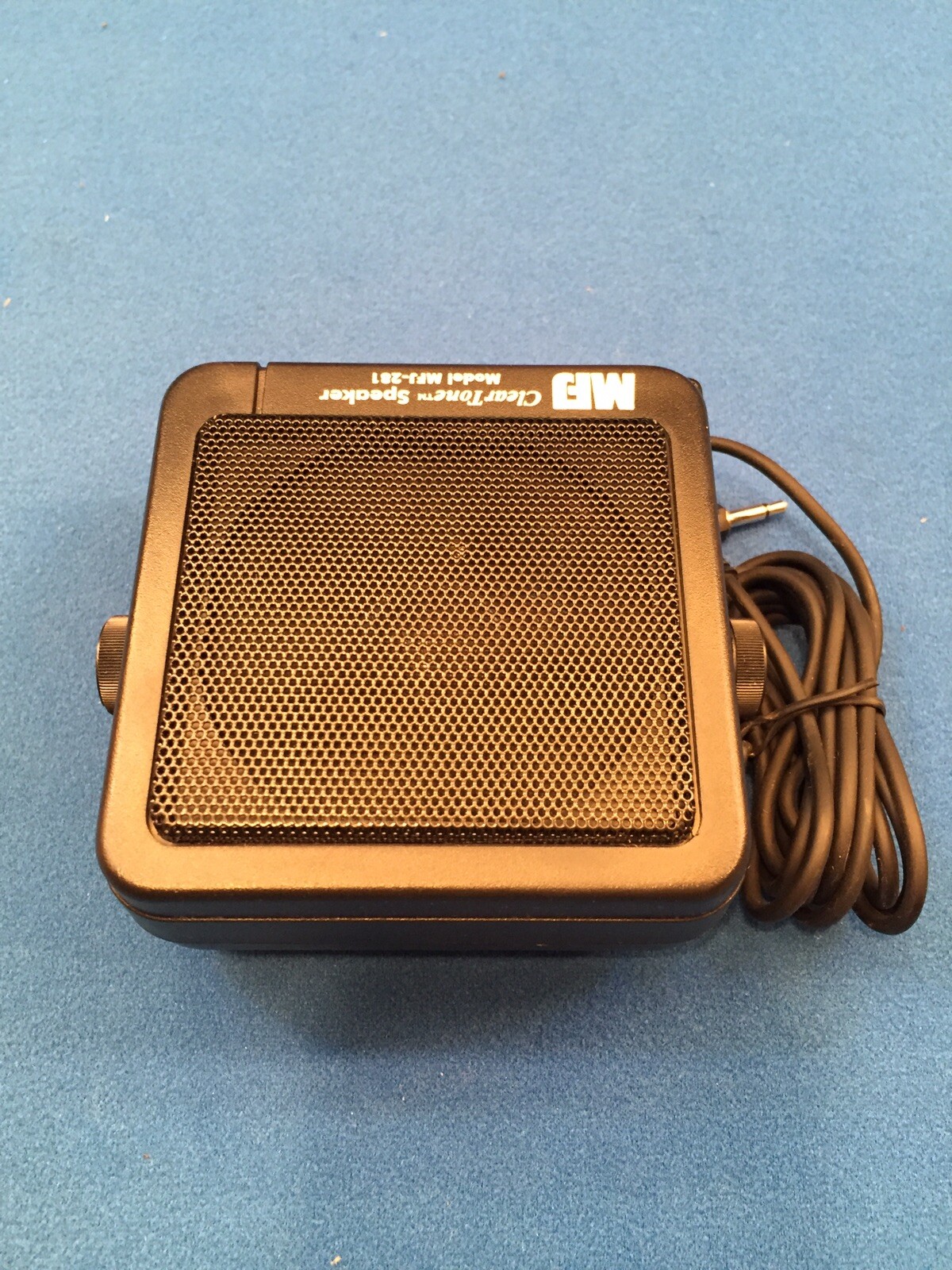 MFJ-281 Clear Tone Speaker & Mounting Bracket 8 Watts 8 Ohms 6' cord 3.5 MM Plug