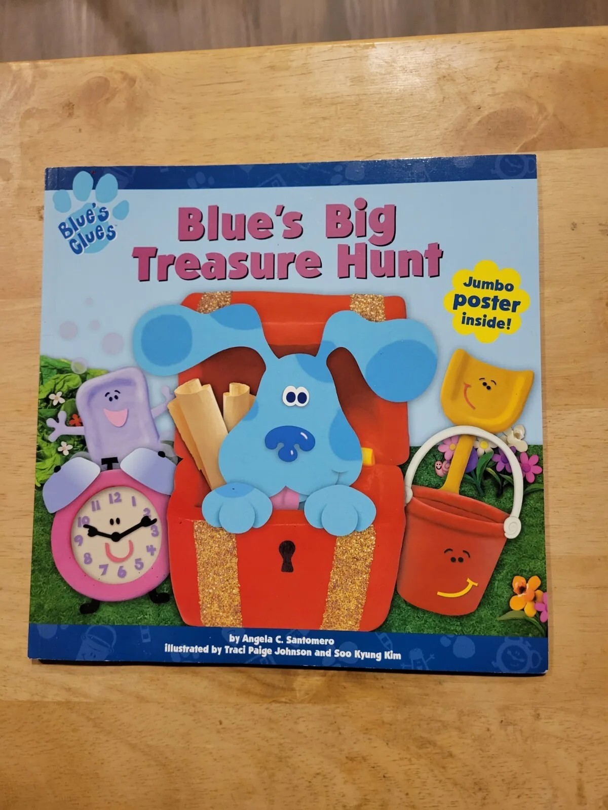 Blue's Big Treasure Hunt; Blue's Clue 0689825404, paperback, Angela C