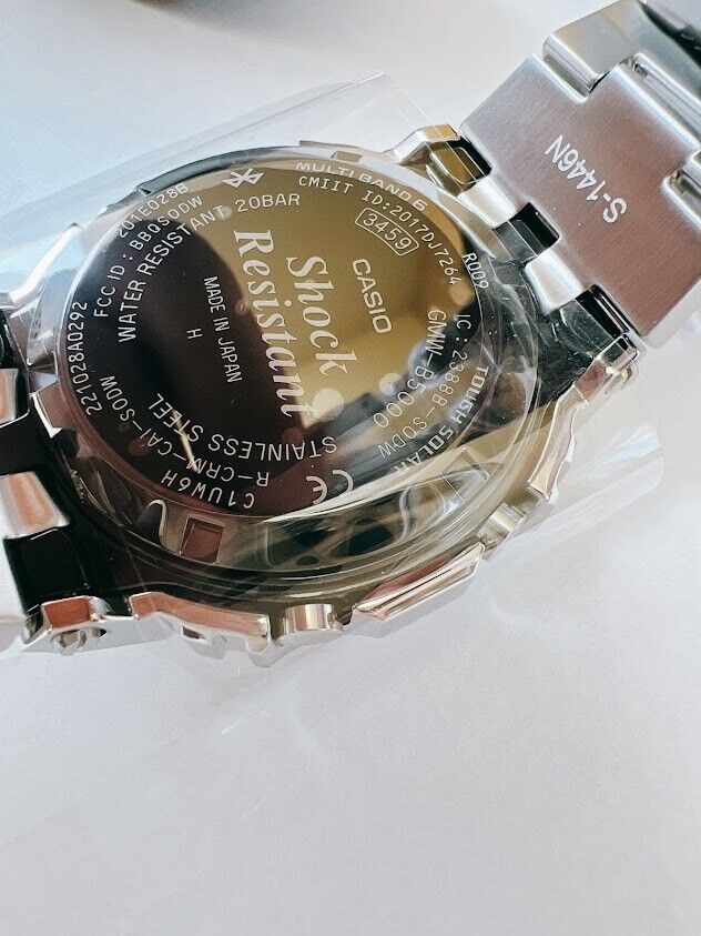 Casio GMW-B5000D-1JF G-Shock Bluetooth Men's Watch Silver Japan Full Metal