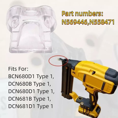 Nailer No Mar Tip DeWalt Replaces DCN680D1 DCN680B DCN681B DCN681D1 Pack of 6... - Picture 2 of 6