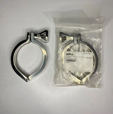 TWO (2) SPX 3" Sanitary Stainless Steel Tri-Clamp 119-34 13MHHM-7 (NEW)