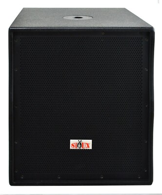 15''/38cm aktiv SUBWOOFER 800 Watt 3 KANAL  Digital Endstufe 500 watt subwoofer