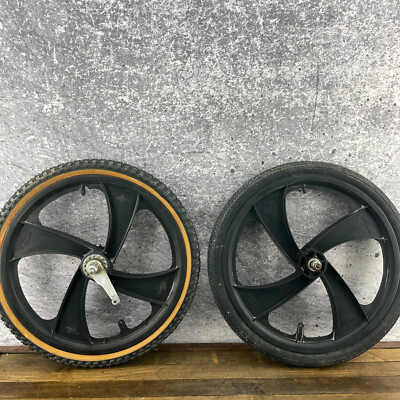 ACS Z Mag Wheel Set Old School BMX Freestyle 20 4 Blade OG