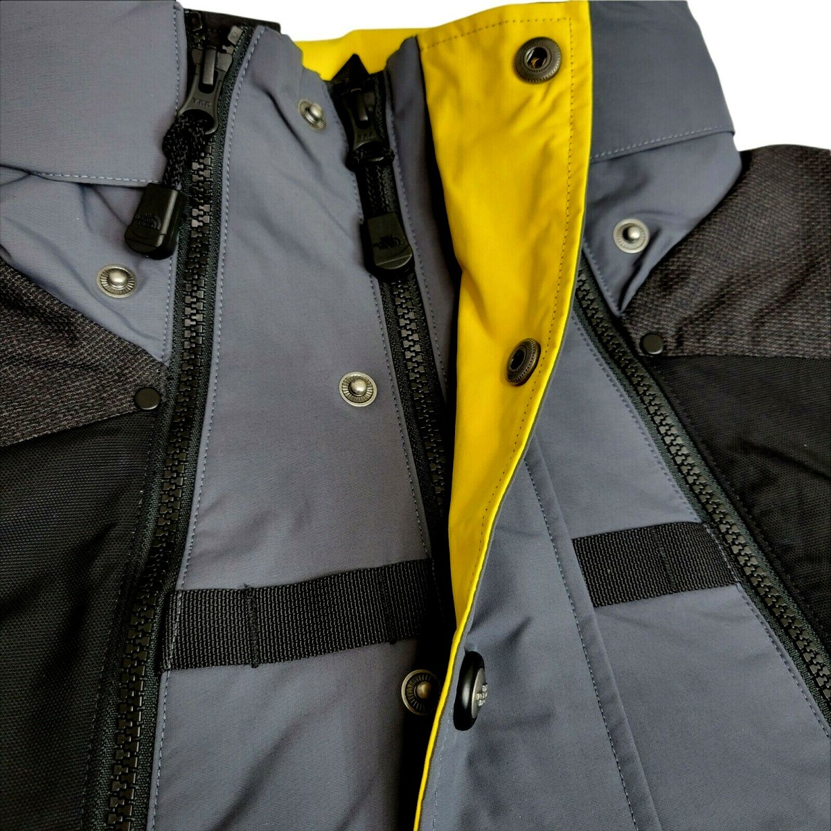 The North Face Mens Medium Steep Tech Full Zip Apogee Vest Yellow