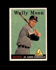 Wally Moon Signed 1958 Topps Original St. Louis Cardinals Autograph