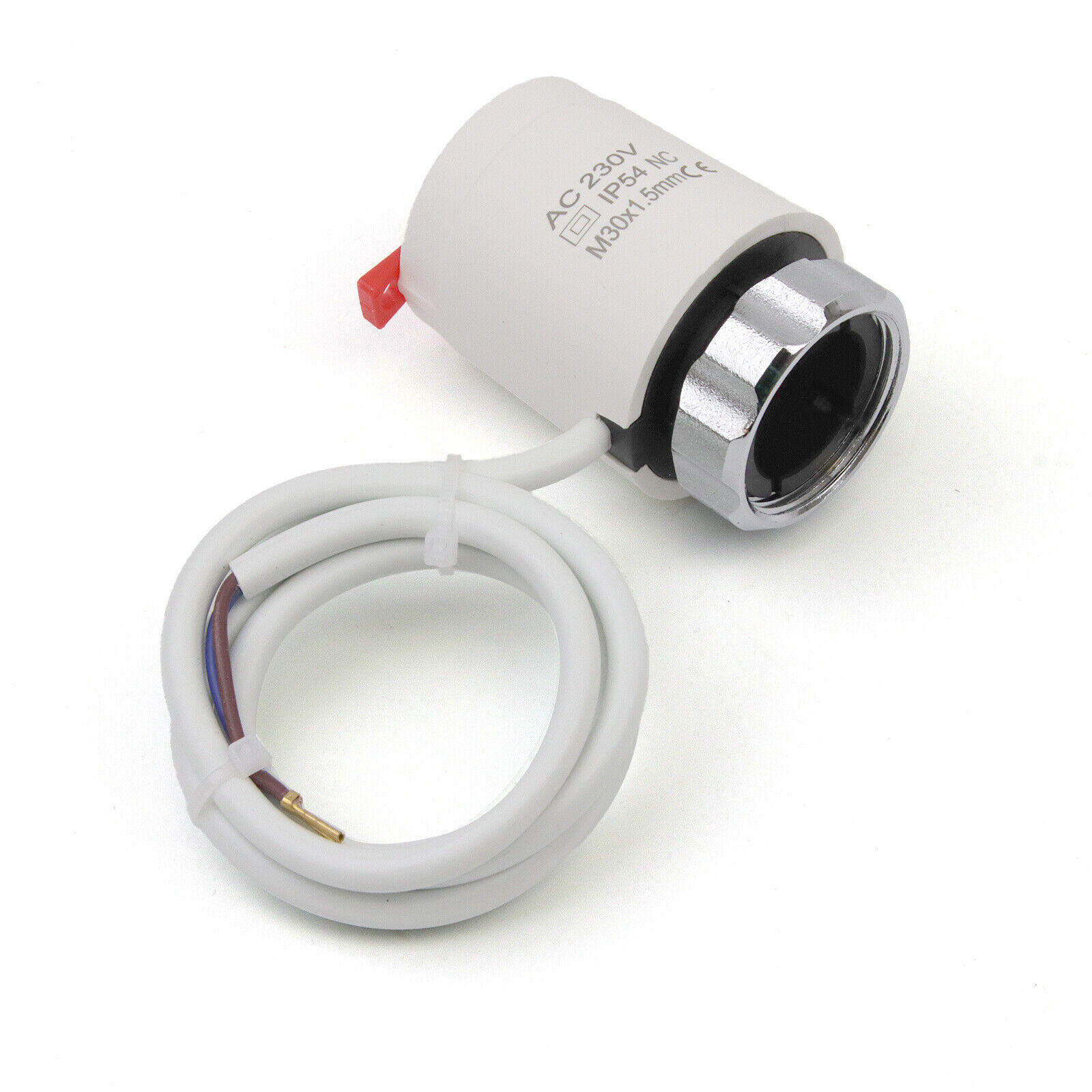Stellmotor Für Fussbodenheizung 230V - Thermoelektrisch, M30x1,5 Gewinde, Stromlos Geschlossen