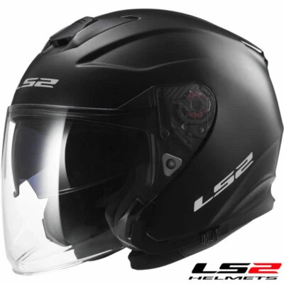 LS2 HELMET OF521 INFINITY MATT BLACK - Photo 1/2